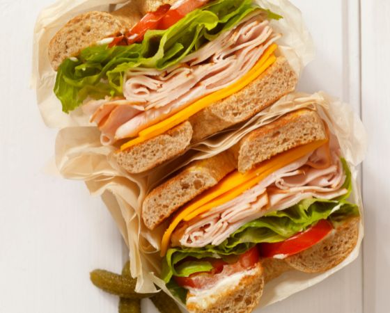 Turkey Bagel Sandwich